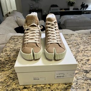 CUBAN SAND TABI HIGH SNEAKERS (Maison Margiela) New/Never worn. Best offer.